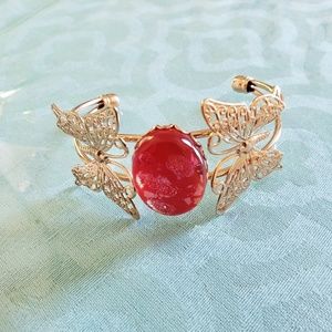 Fused glass bracelet